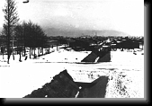 Auschwitz II-Birkenau concentration camp. In the background - Sector BII d. SS photograph. * 760 x 519 * (48KB)